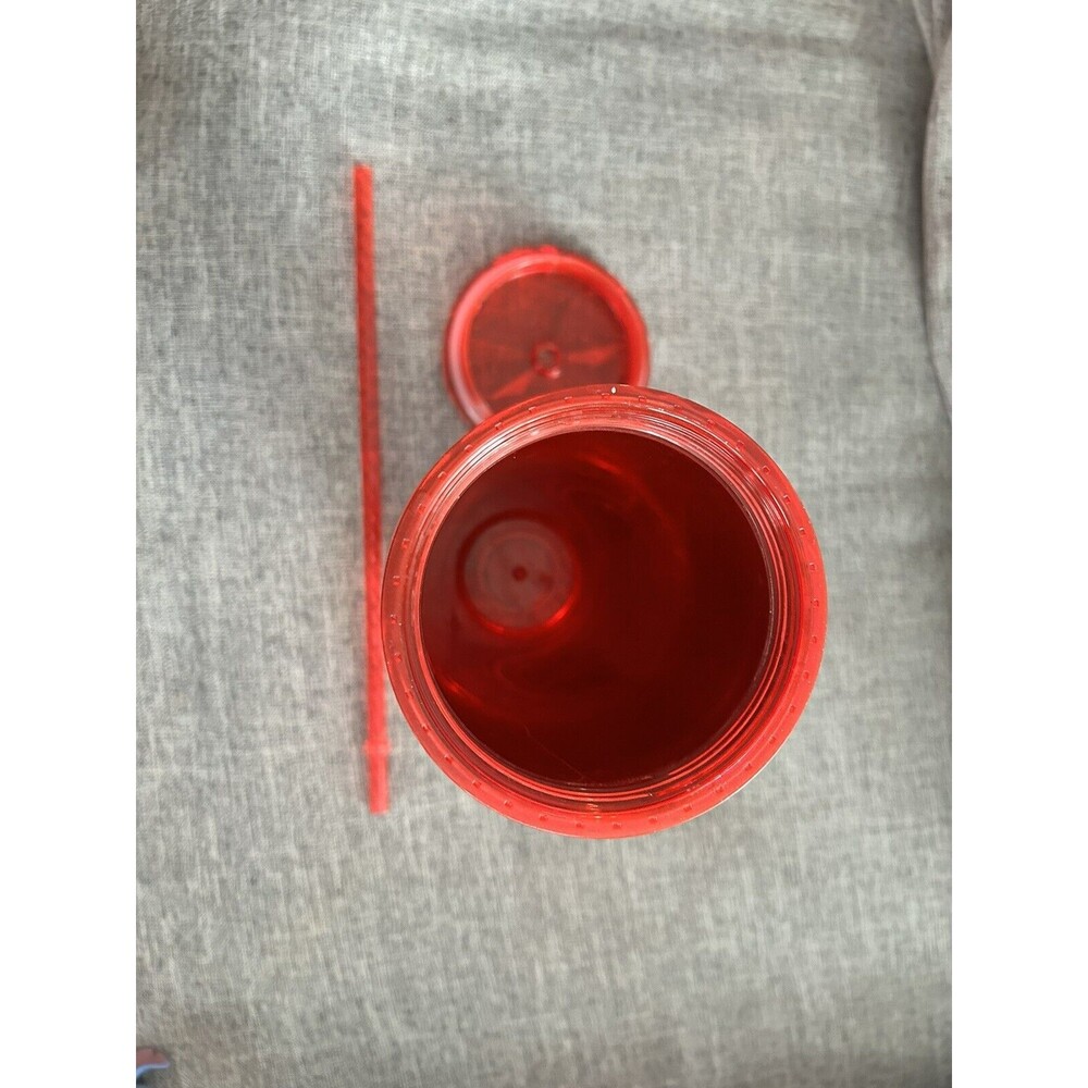 Starbucks Christmas 2023 Red Diamond Prism Crystal Tumbler Cold Cup 24oz Venti - Picture 6 of 7